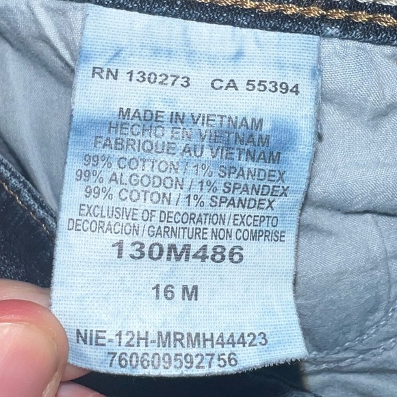 Lee Riders Women's Slender Stretch Bootcut Jean in Dark Denim | SZ 16M | 130M486 - Picture 13 of 15